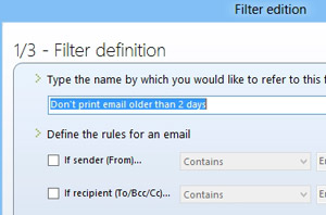 Filter-Ausgabe